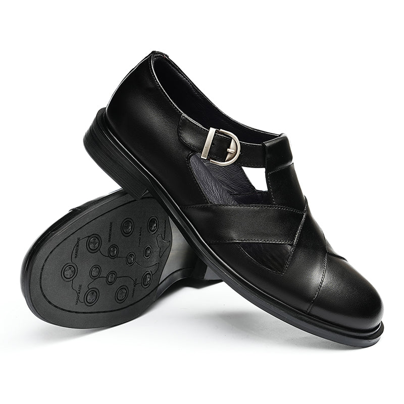Men’s Leather Fisherman Dress Sandals