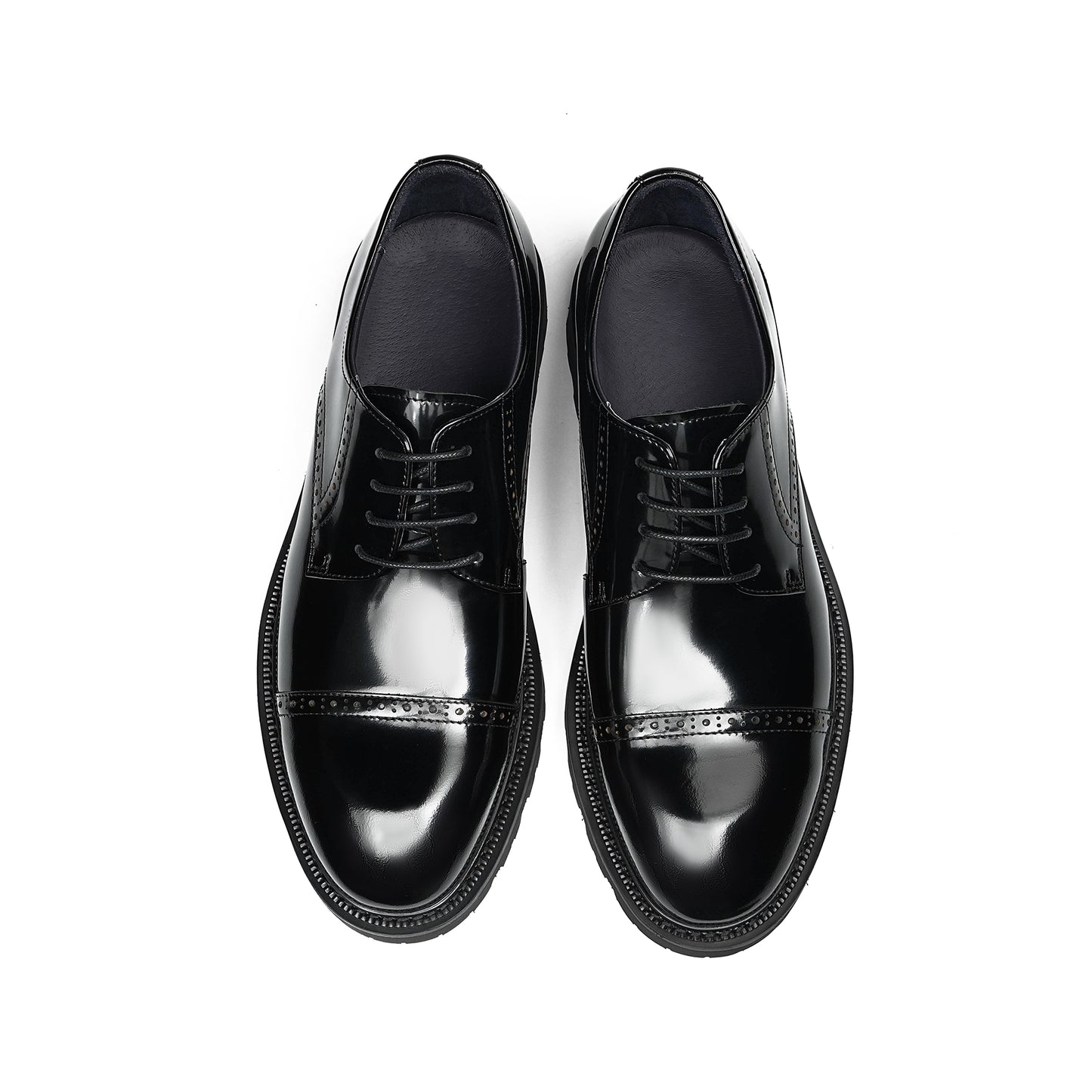 Men's Cap Toe Derby: Artisan Stitching & All-Terrain Assurance