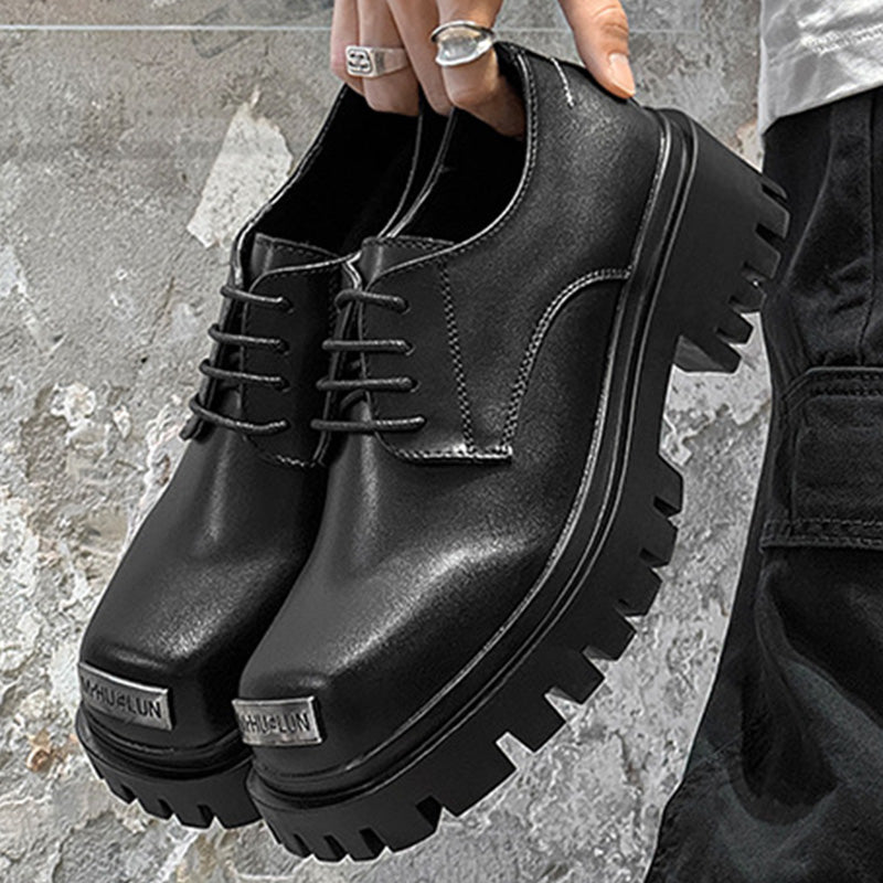 Men's Derby Shoes: Architectural Toe Detail & Elevated Comfort Foundation