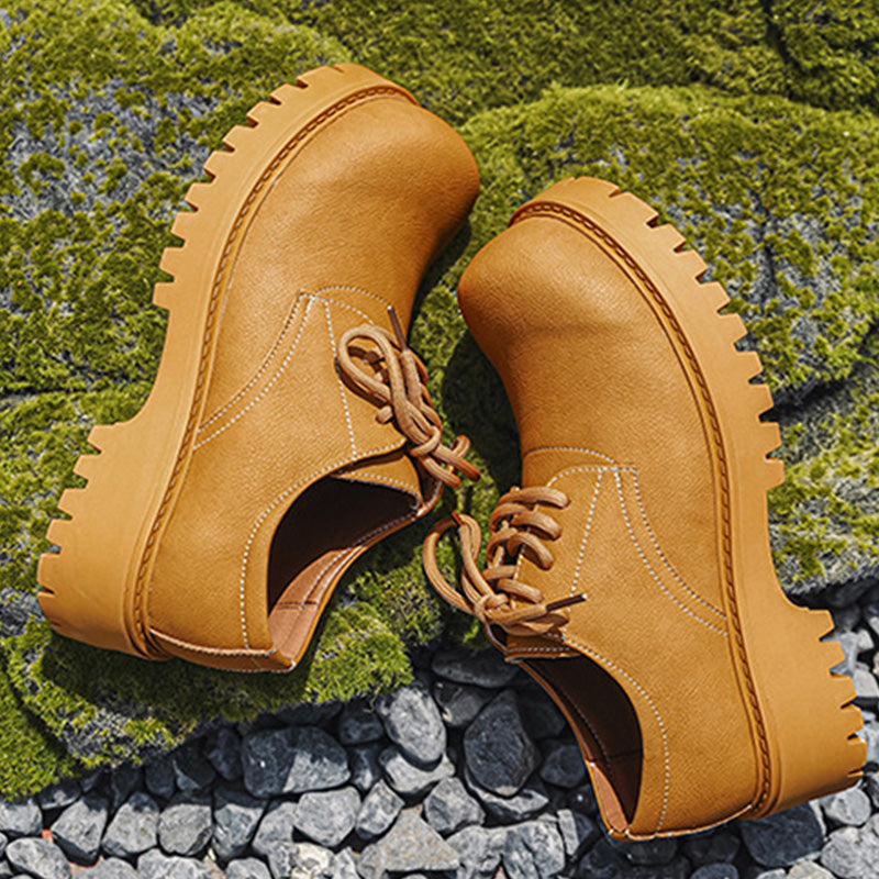 Men's Ankle Martin Boots: Sculptural Presence & Urban-Adaptive Foundation