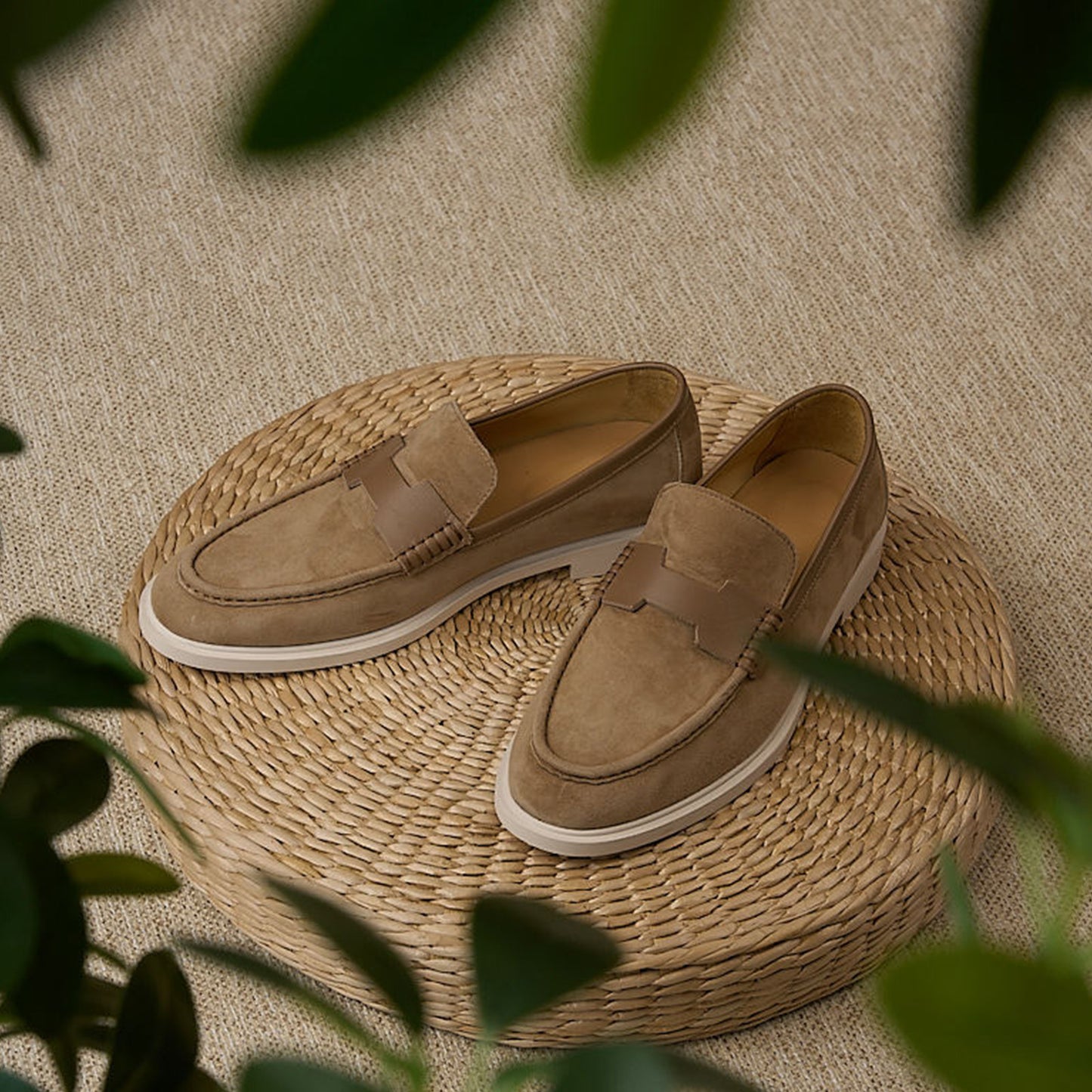 Suede Slip-On Men's Loafers | Soft Texture & Clean Minimal Profile