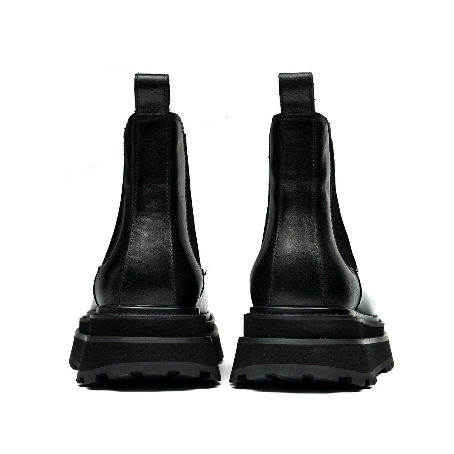 Men's Urban Sculpture Chelsea Boots: Architectural Sole & Streamlined Silhouette