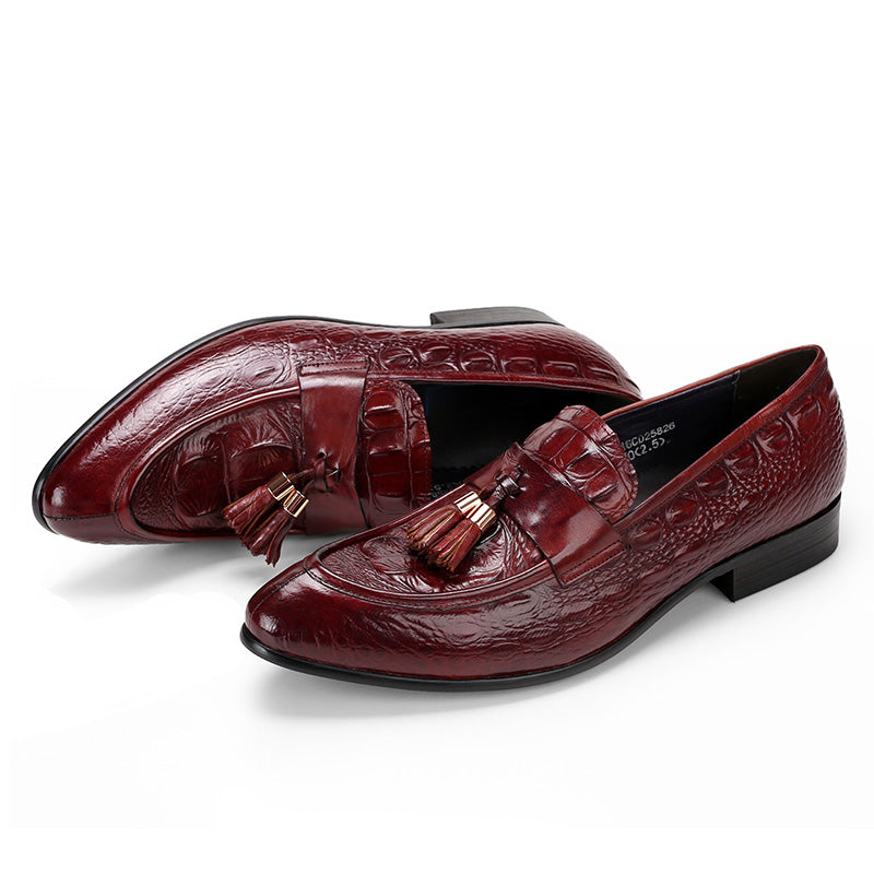 Handcrafted Men's Tassels Loafers