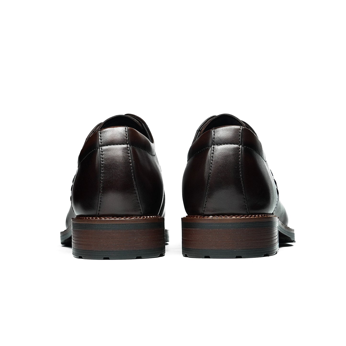 Men's Derby Shoes: Sculpted Toe Design & Artisan Hardware Accents