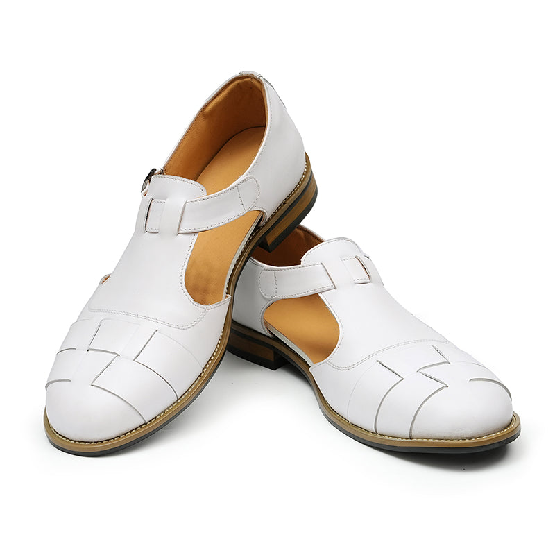 Classic Woven Leather Men's Sandal