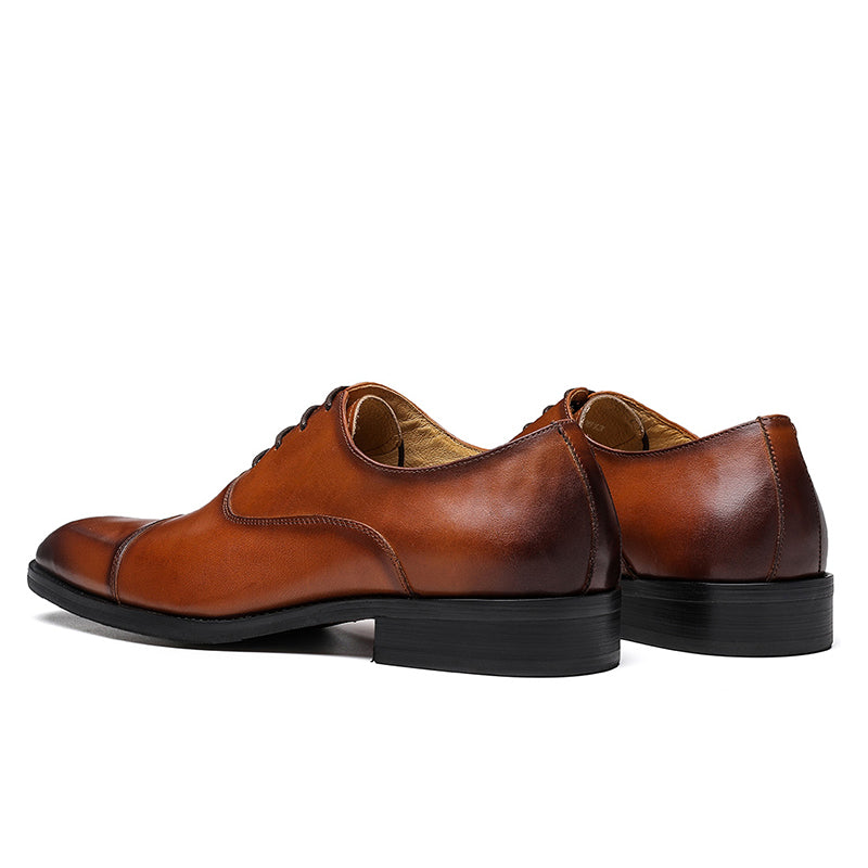 Men's Cap-Toe Oxford Dress Shoes
