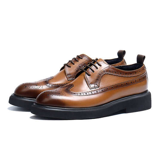 Men's Brogue Derby Dress Shoes
