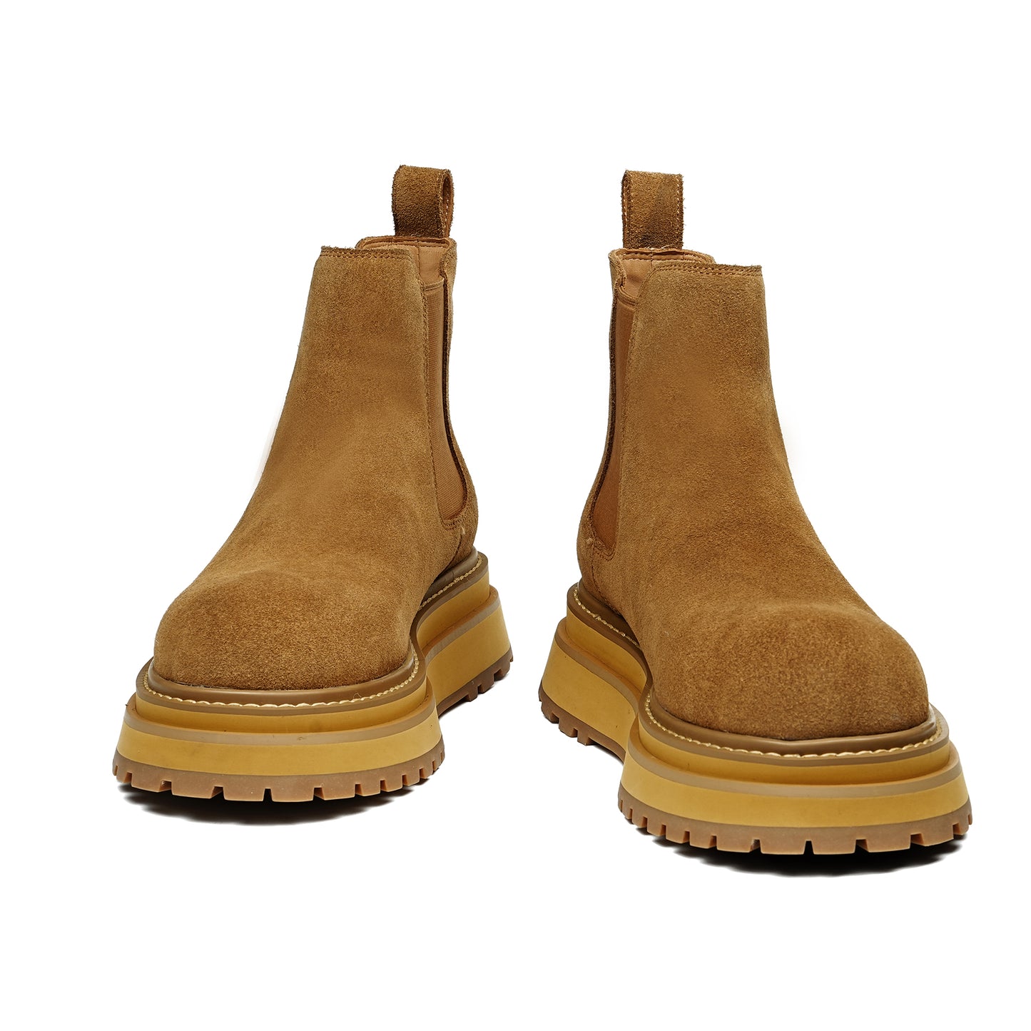 Men's Urban Sculpture Chelsea Boots: Architectural Sole & Streamlined Silhouette