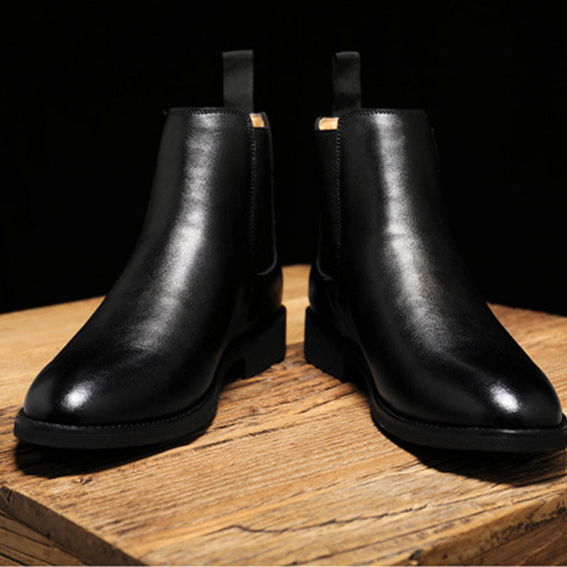 Men's Classic Suede Chelsea Boots with Crepe Sole