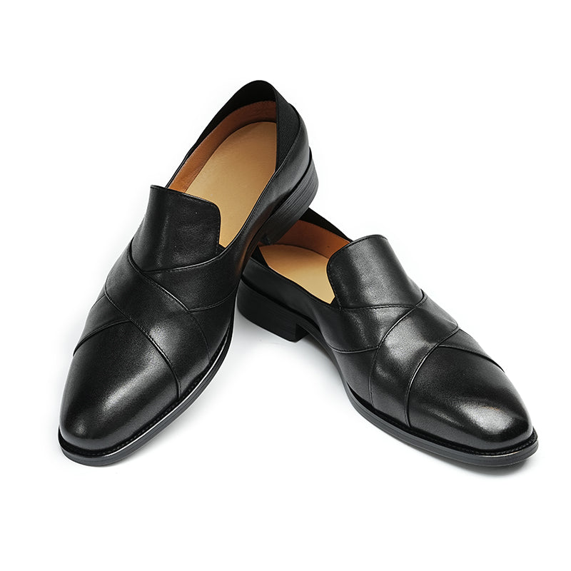 Men’s Loafers with Sleek Crossover Design