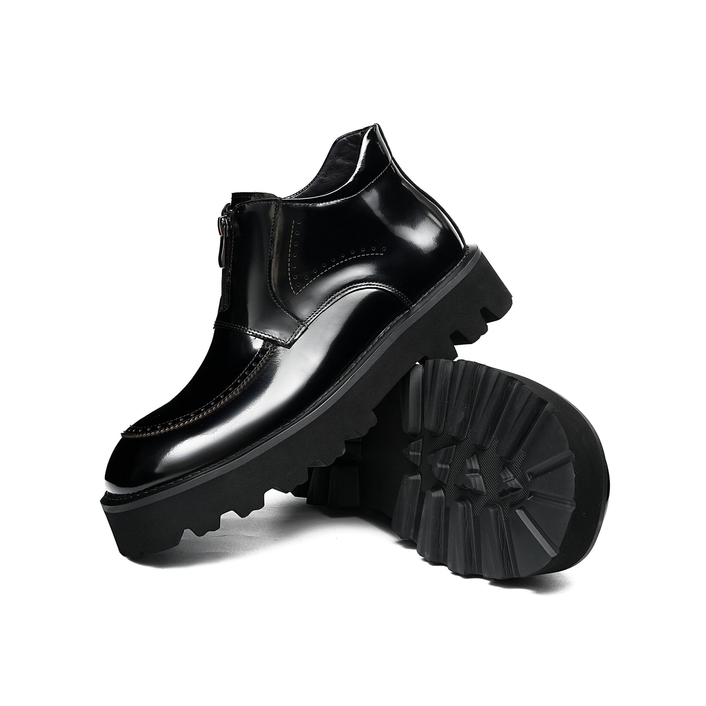 Men's Martin Boots: Front-Zip Narrative & Studio-Ready Polish