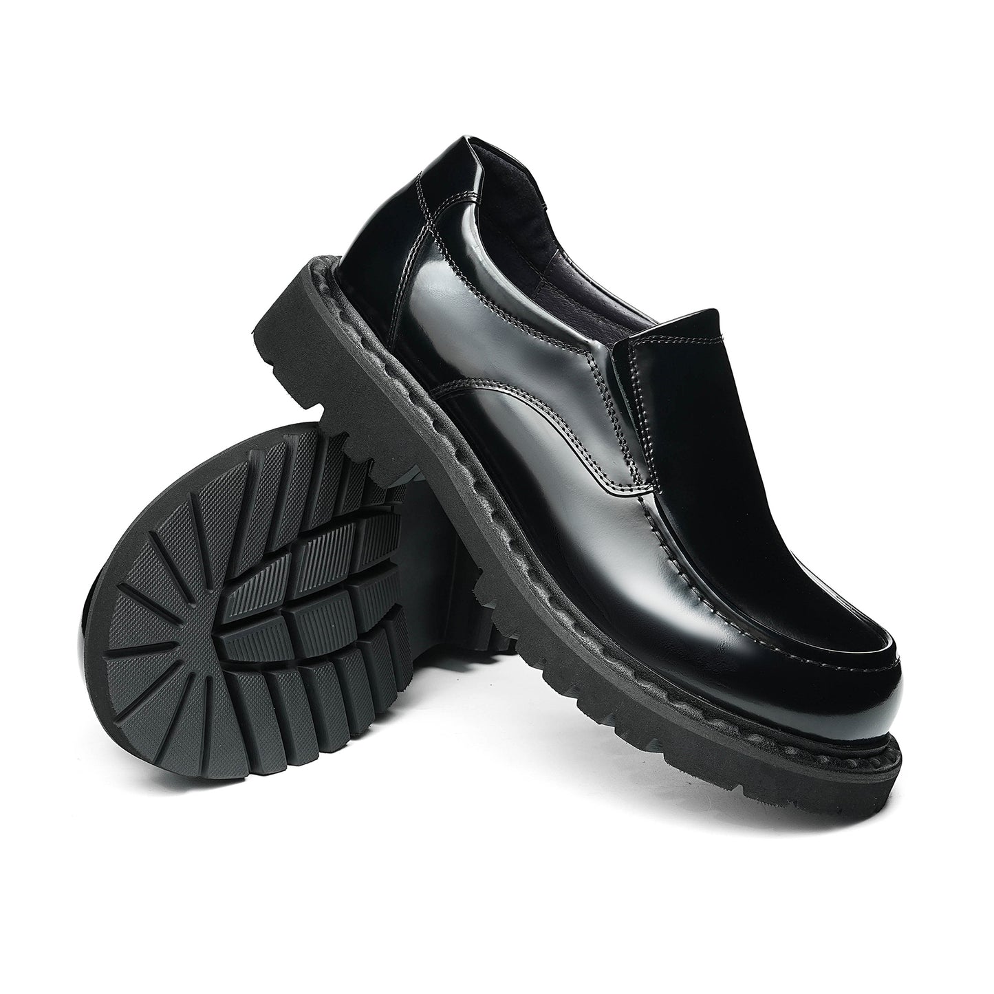 Men's Loafers: Sculpted Toe Design & Architectural Sole Definition