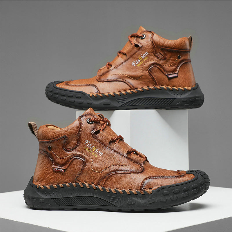 Heritage-Inspired Martin Boots: Artisan Stitching & Durable Construction