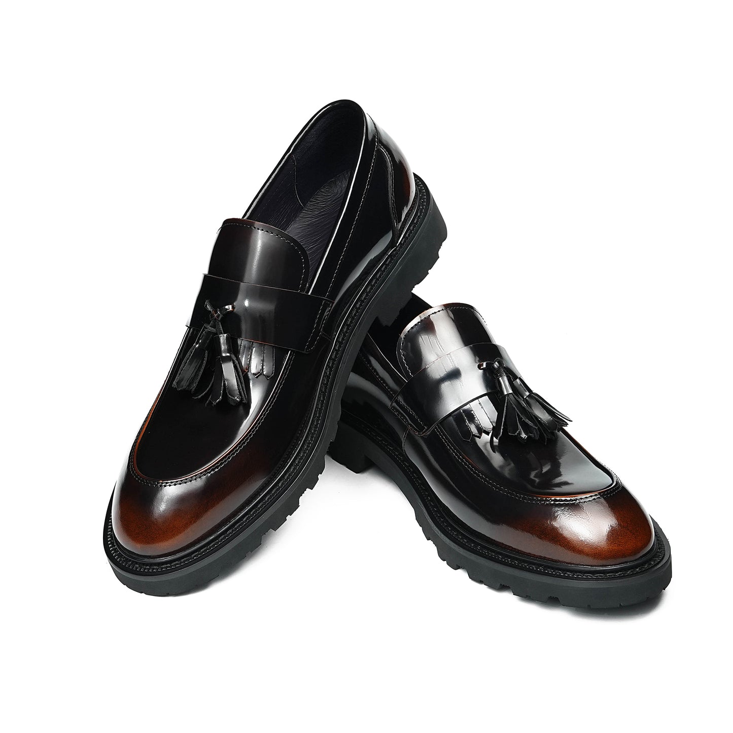 Men's Luminous Tassel Loafers: Artisan Detailing & Effortless Sophistication
