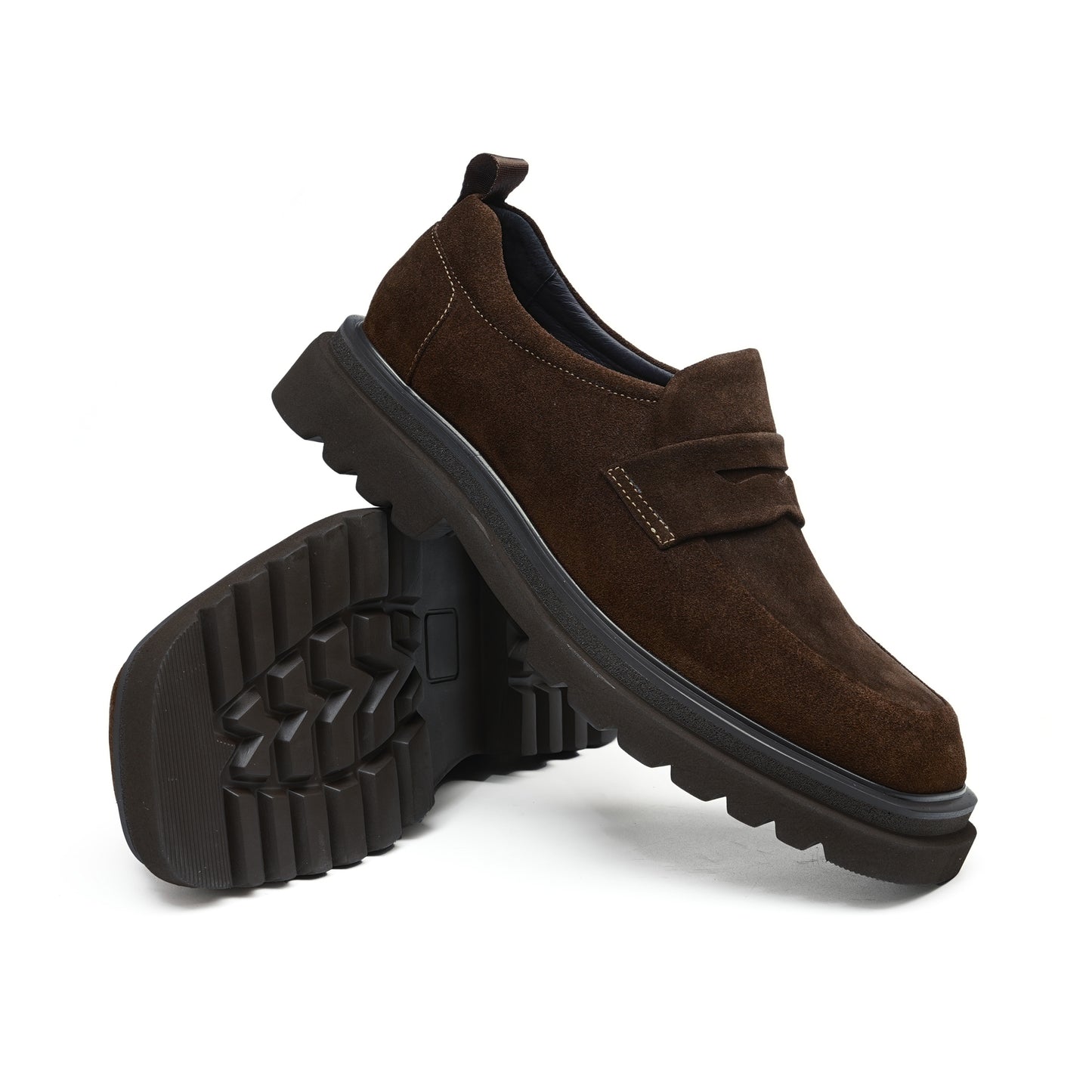 Men's Suede Loafers: Elevated Comfort & Terrain-Adaptive Foundation