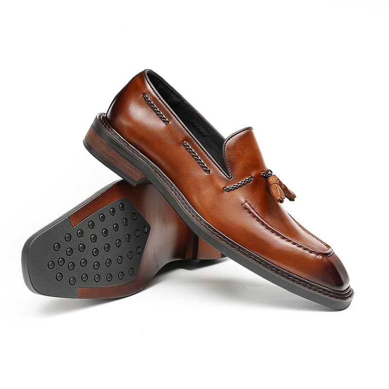 Men’s Tassel Loafers with Handcrafted Detailing