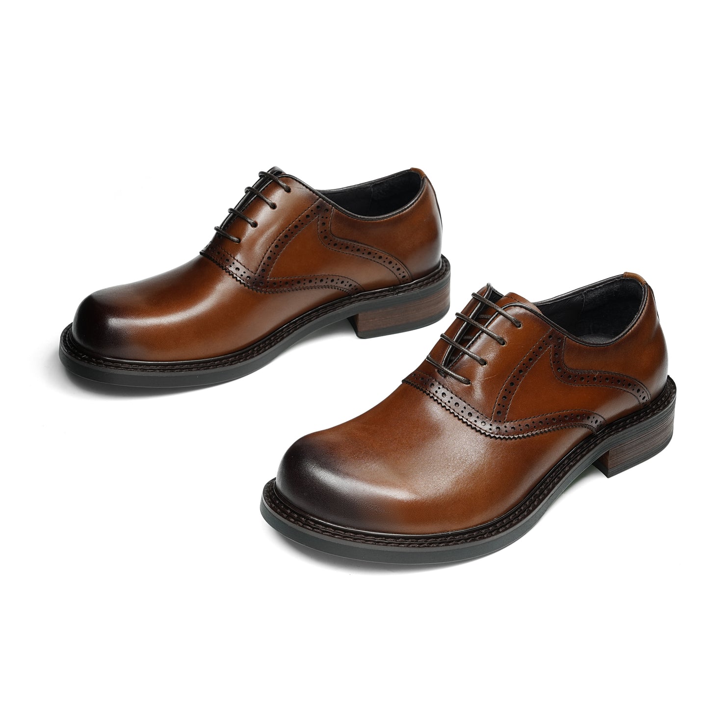Men's Architectural Oxfords: Liberated Toe Dimension & Terrain Foundation