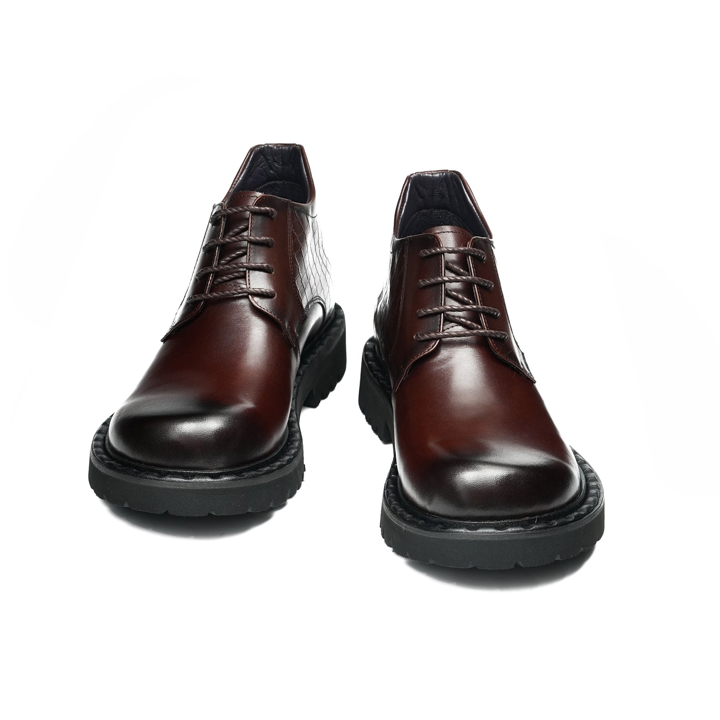Men's Martin Boots Urban Rhythm: Textured Harmony & Bold Sole Composition