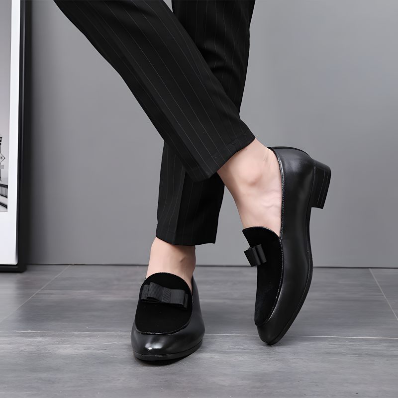 Men’s Loafers Velvet Bow