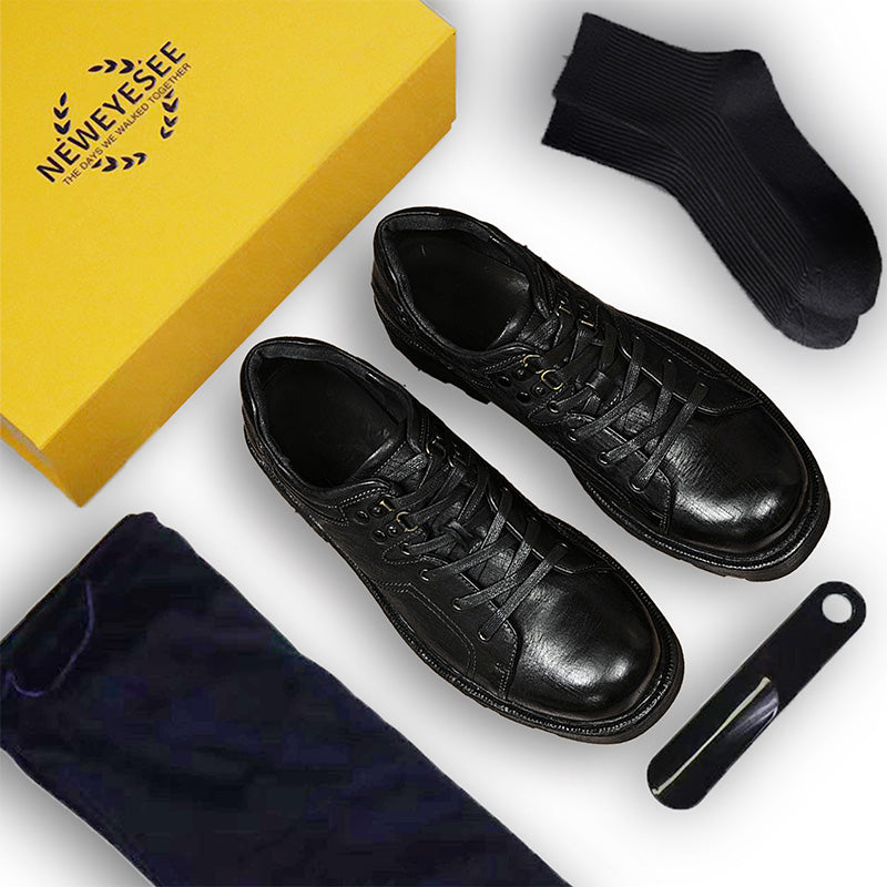 Handcrafted Horsehide Work Derby Boots: Goodyear Welt Toughness & Timeless Style