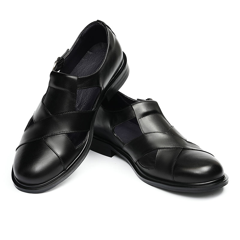 Men’s Leather Fisherman Dress Sandals
