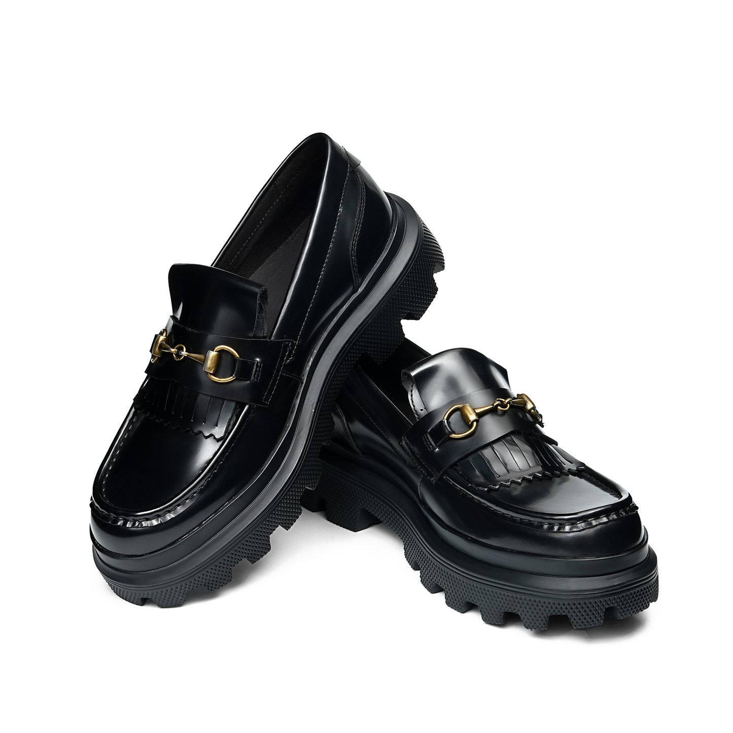 Men's Horsebit Loafers: Platform Sole & Timeless Hardware Detailing