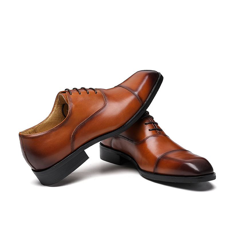 Men's Cap-Toe Oxford Dress Shoes