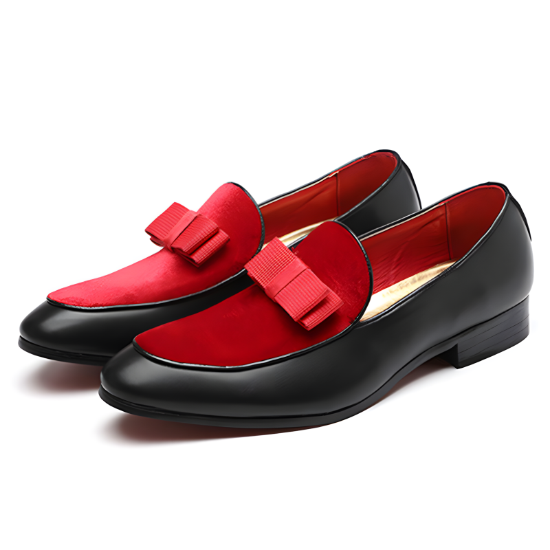Men’s Loafers Velvet Bow