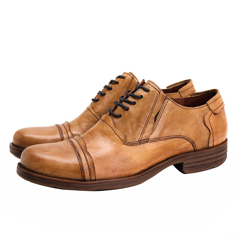 Men's Oxford Shoes Vintage Handcrafted Leather