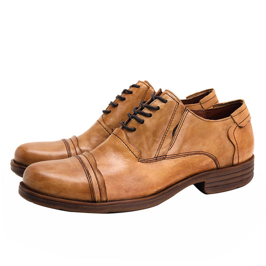 Men's Oxford Shoes Vintage Handcrafted Leather