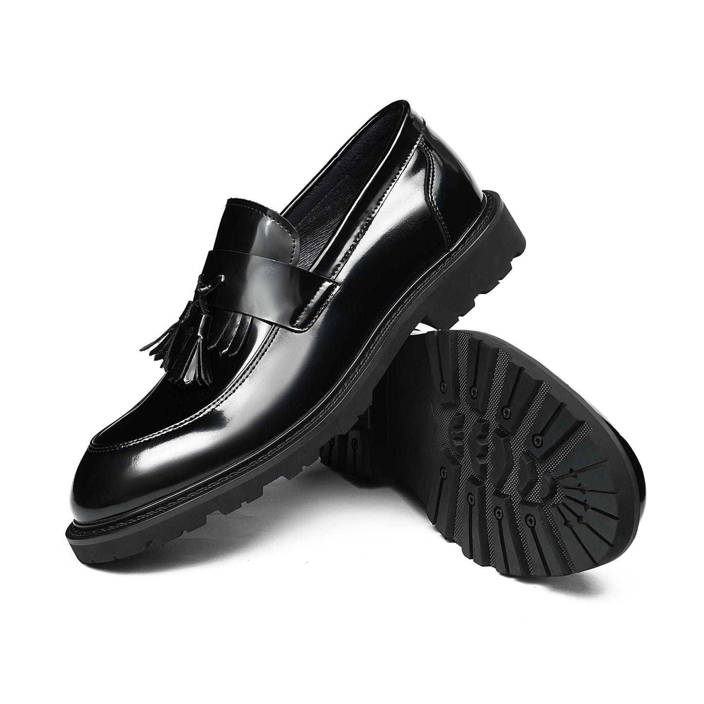 Men's Luminous Tassel Loafers: Artisan Detailing & Effortless Sophistication