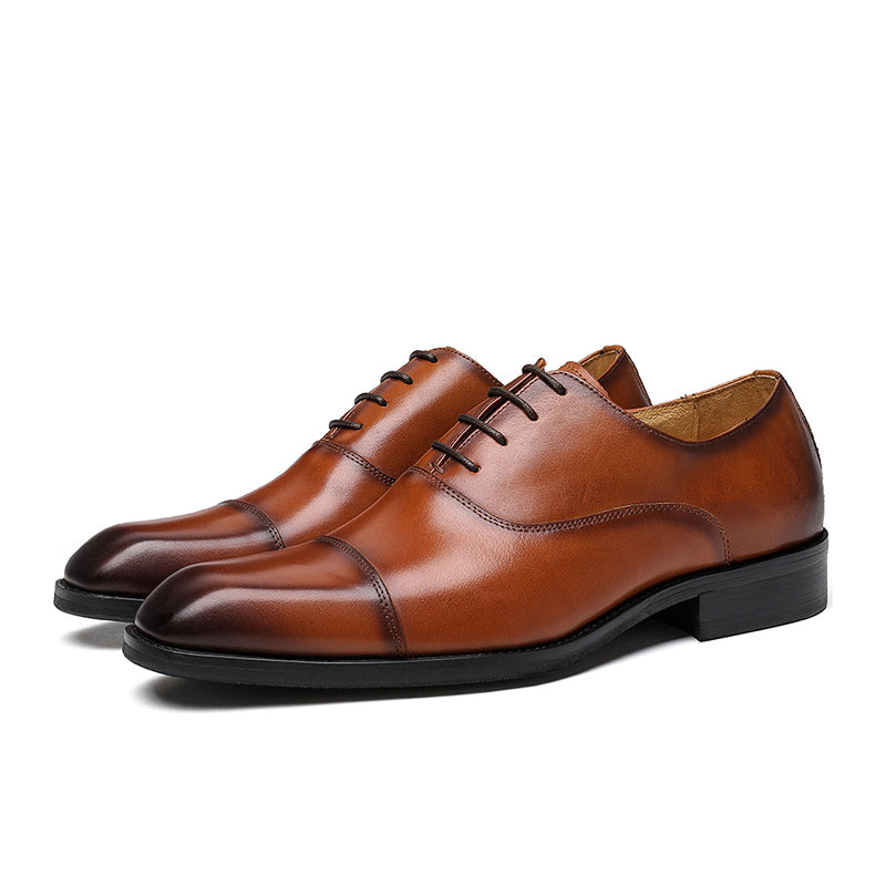 Men's Cap-Toe Oxford Dress Shoes