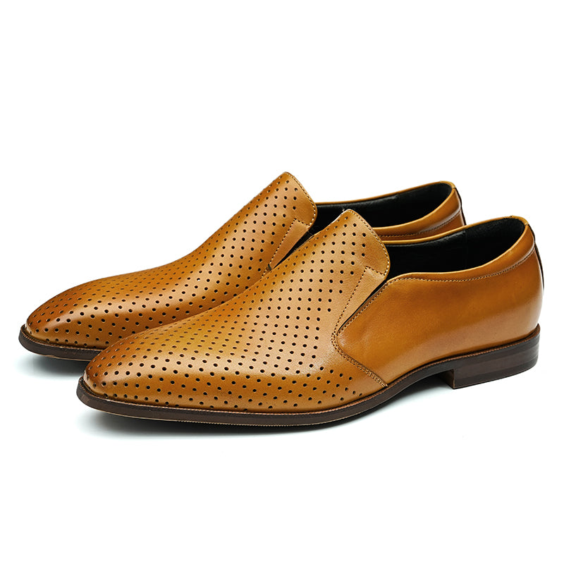 Men's Leather Loafers Breathable All-Day Comfort