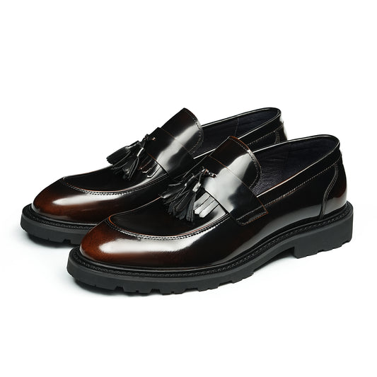 Men's Luminous Tassel Loafers: Artisan Detailing & Effortless Sophistication