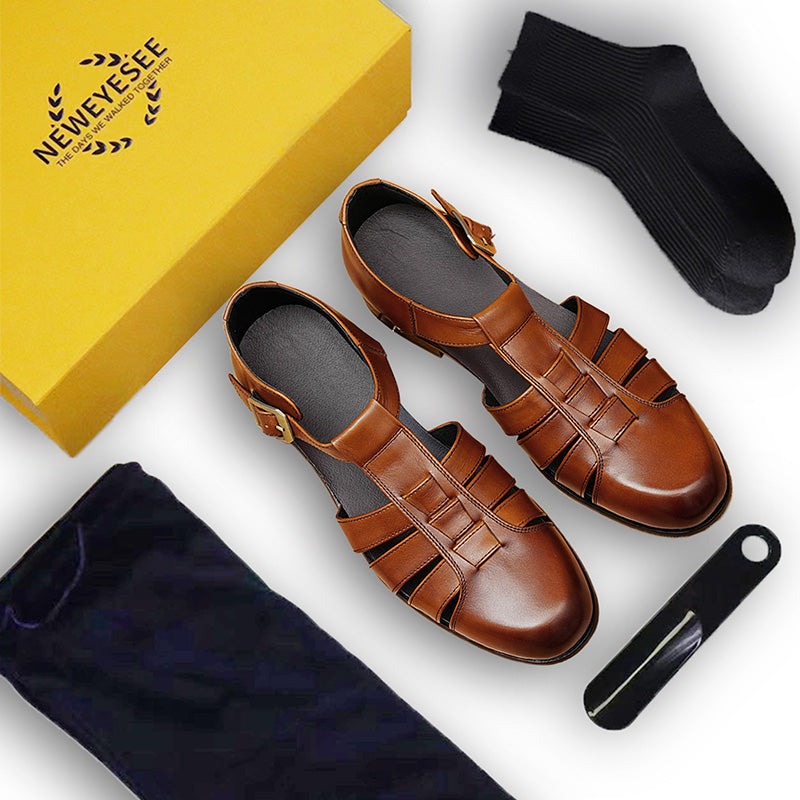 Men's Sandals Classic Leather Dress Shoes