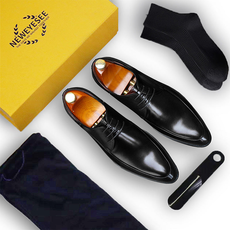 Men's Sharp-Toe Derby Dress Shoes