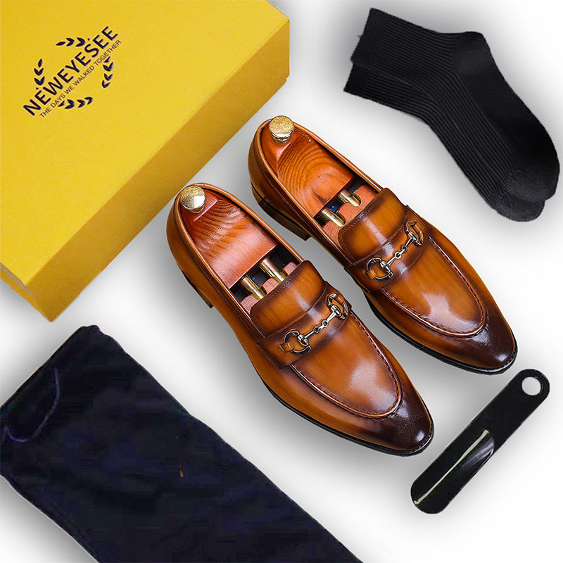 Men's Metal Bit Loafers