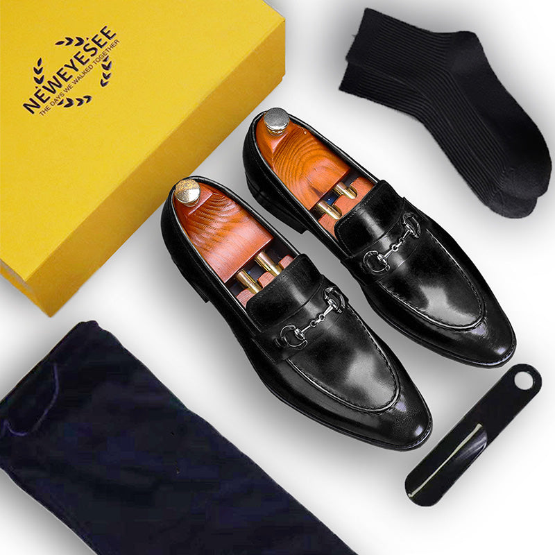 Men's Metal Bit Loafers
