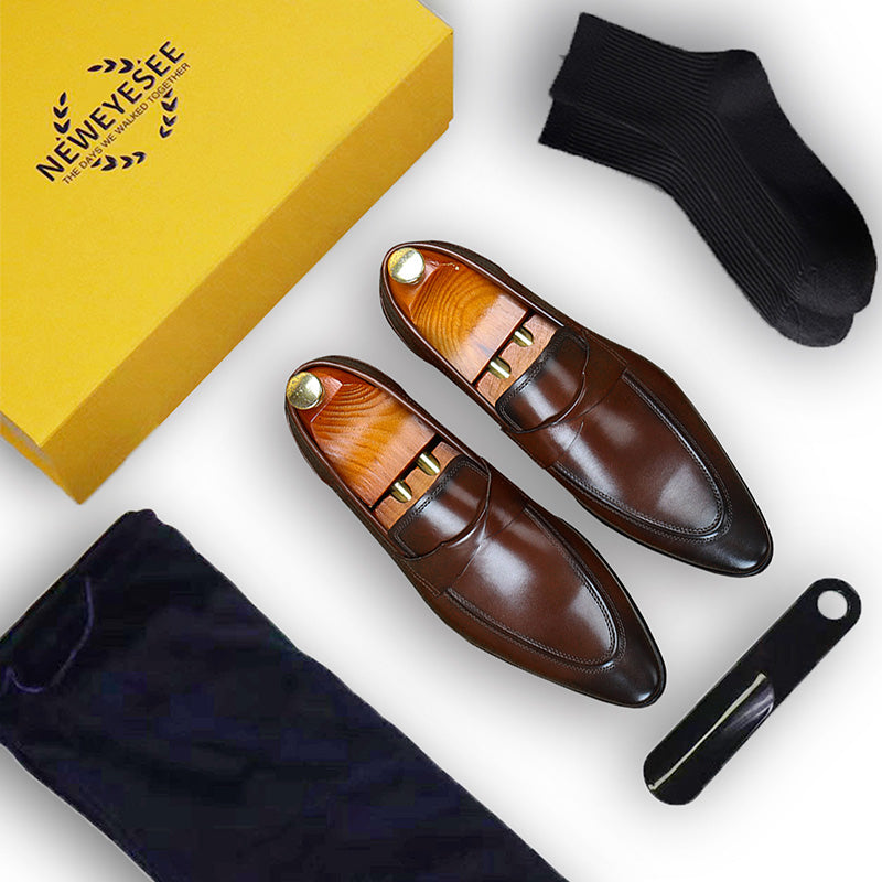 Men's Pointed-Toe Loafers