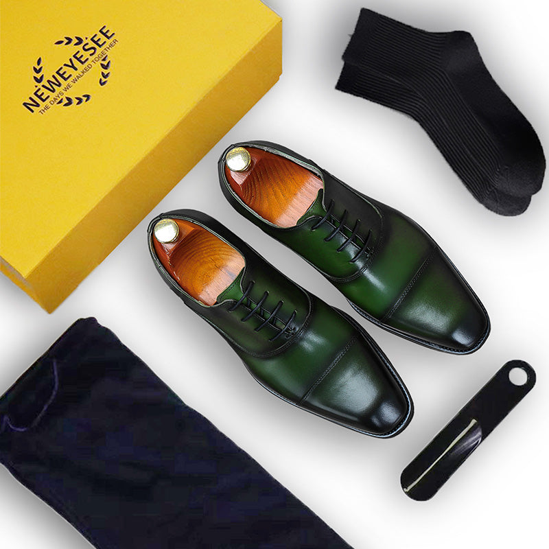 Men's Cap-Toe Oxford Dress Shoes