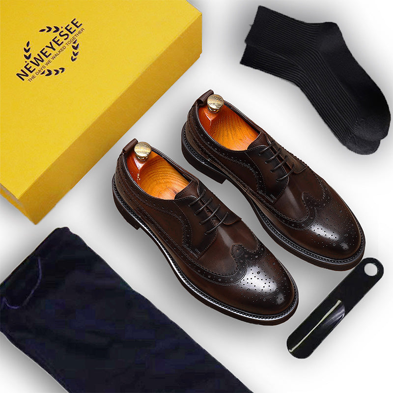 Men's Brogue Derby Shoes