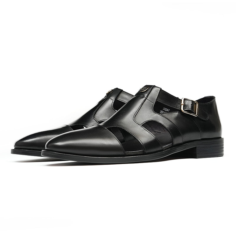 Men’s Roman Cutout Sandals Fisherman Shoes
