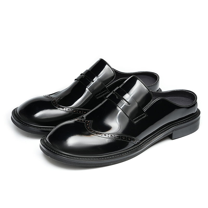 Men's Premium Leather Dress Slipper
