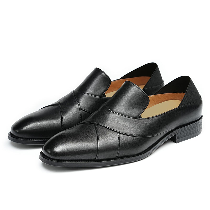 Men’s Loafers with Sleek Crossover Design