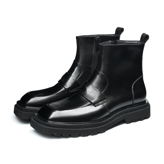 Men's Chelsea Boots: Premium Leather, Supple Lining & Side-Access Convenience