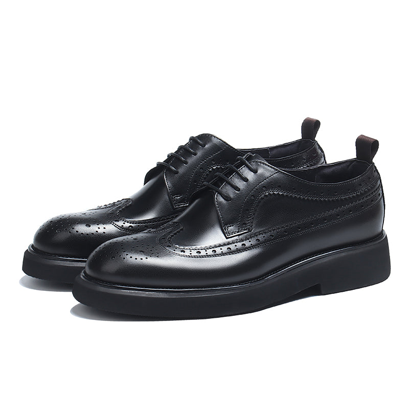 Men's Brogue Derby Dress Shoes