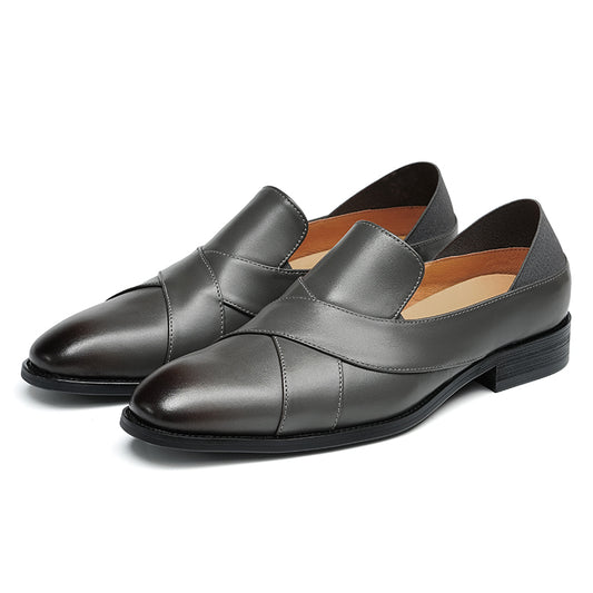 Men’s Loafers with Sleek Crossover Design