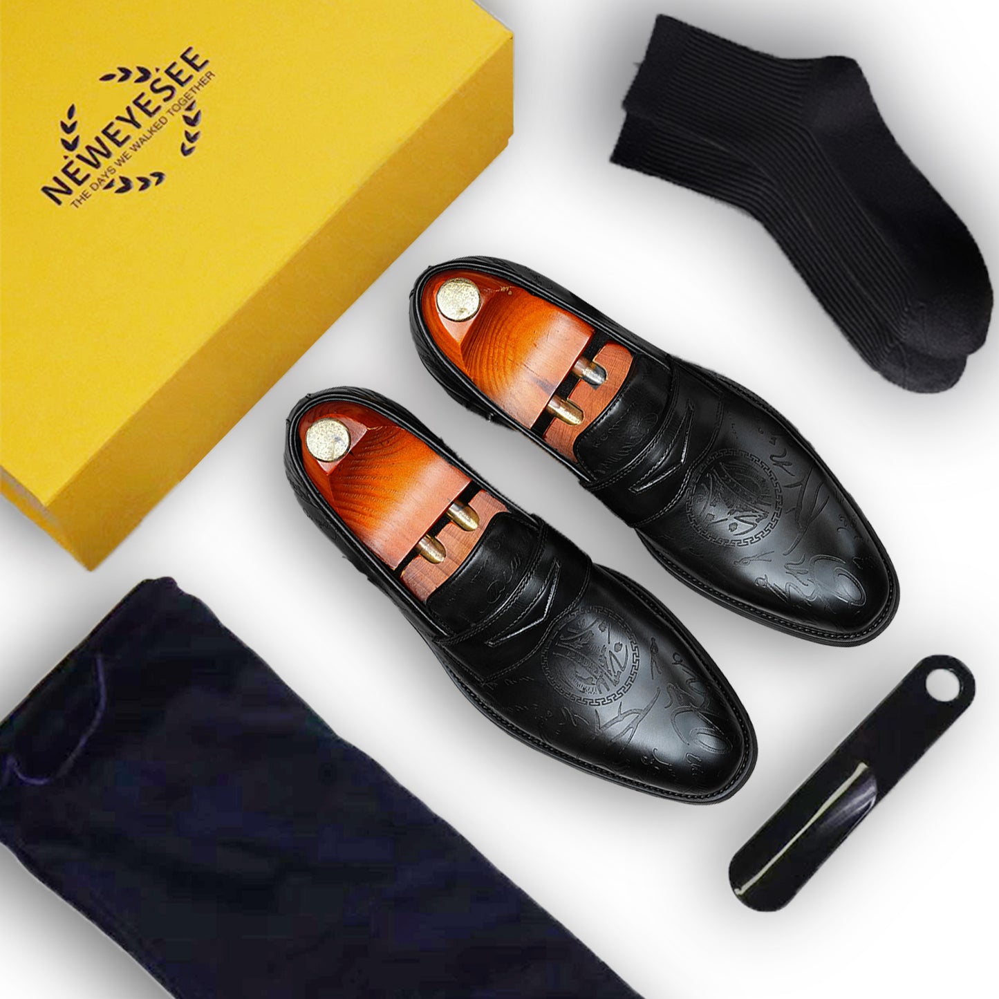 Men's Artisan-Carved Loafers: Intricate Detailing & Timeless Sophistication