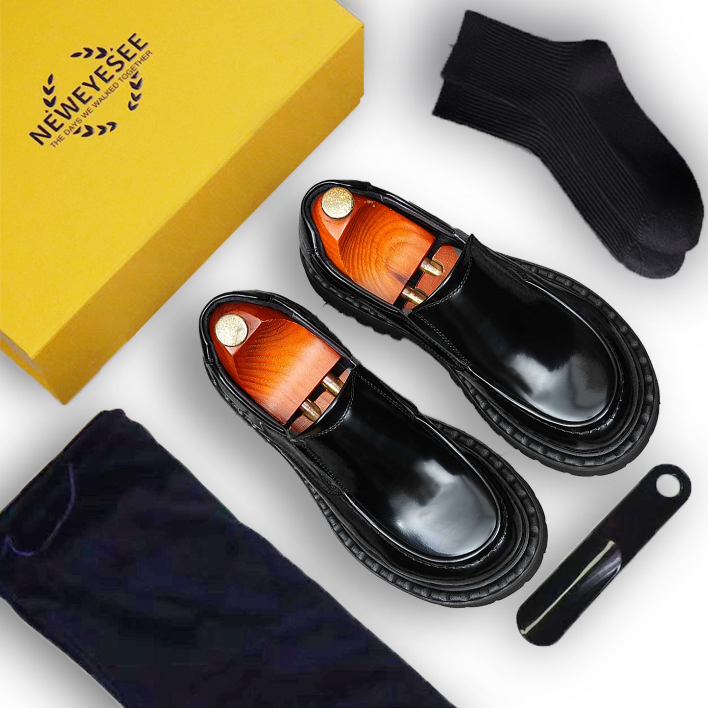 Men's Loafers: Sculpted Toe Design & Architectural Sole Definition