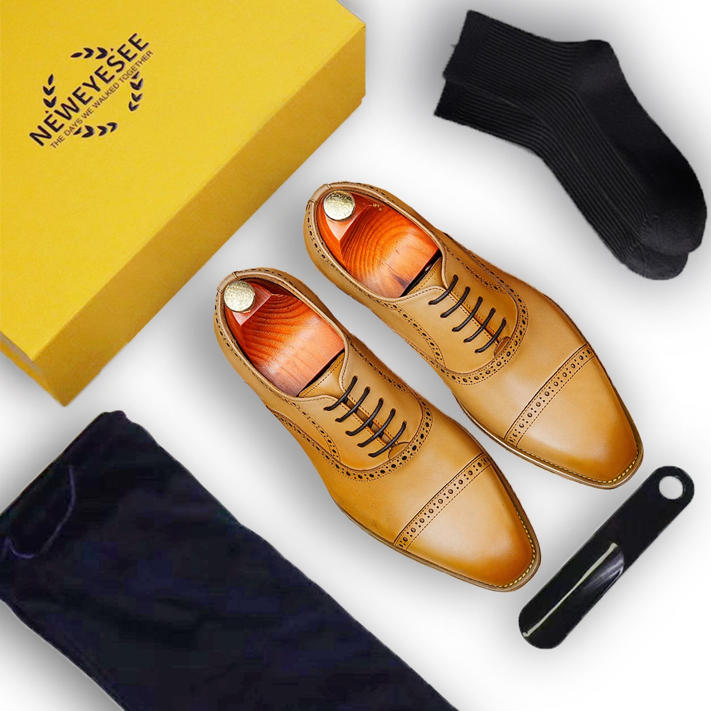 Men's Oxford Shoes: Heritage Three-Piece Brogue Artistry